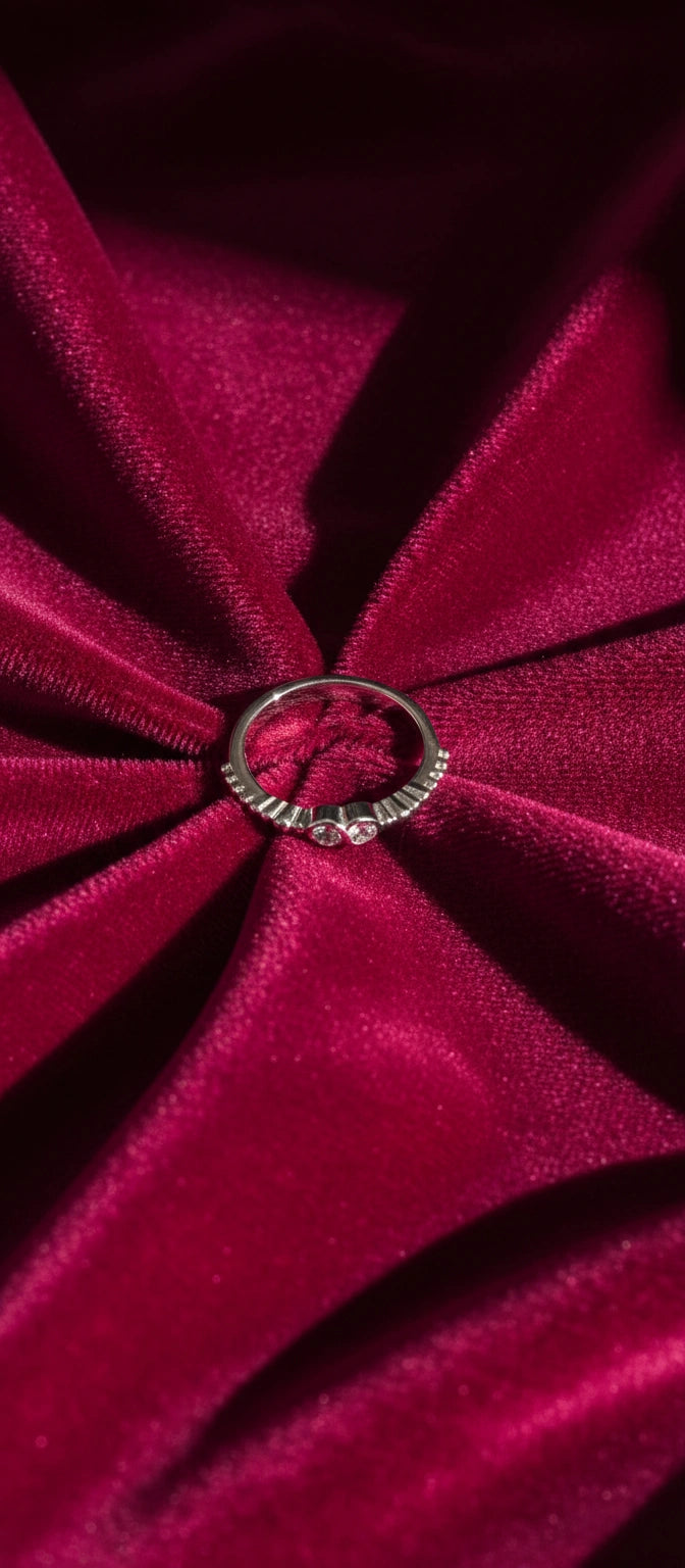 The Braveheart Duo Ring – Dainty 925 Sterling Silver
