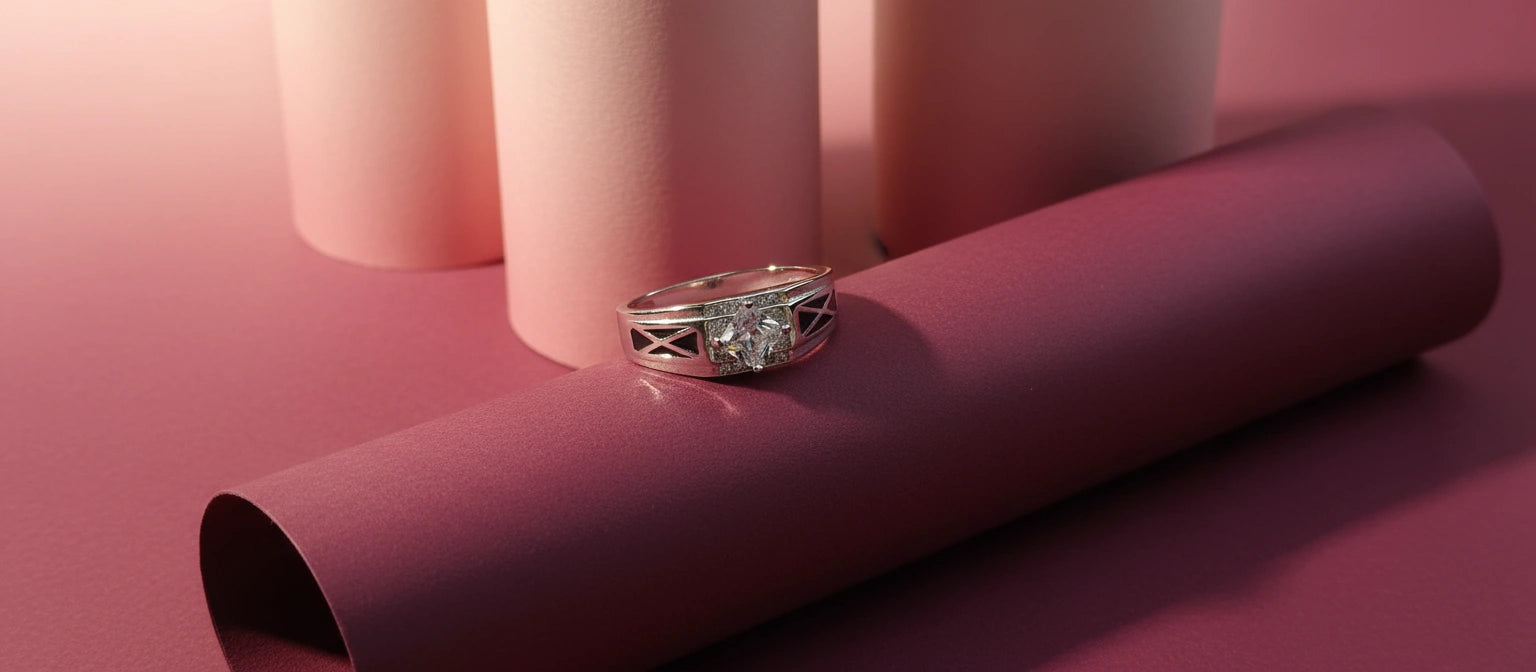 The Sovereign Men's Statement Ring in 925 Sterling Silver